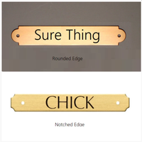 Brass Custom Saddle/Tack Box Name Plate