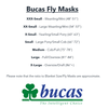 Bucas "Buzz Off" Deluxe Fly Mask with Ears - XX-Small