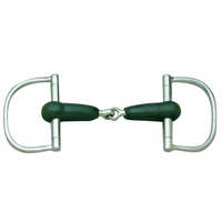 Cavalier Rubber Mouth Dee-Ring Bit