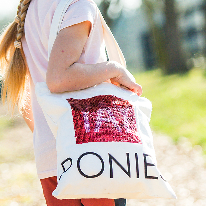 Horseware Tote Bag With Reversing Yay/Neigh Sequins