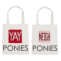 Horseware Tote Bag With Reversing Yay/Neigh Sequins