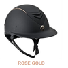One K Avance with Rose Gold Stripe Helmet