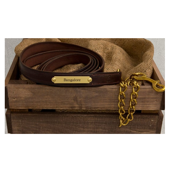Brass Custom Halter Name Plate