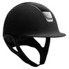 Samshield Premium Alcantara Helmet with Leather Top -Chrome - FREE Samshield Sling Bag