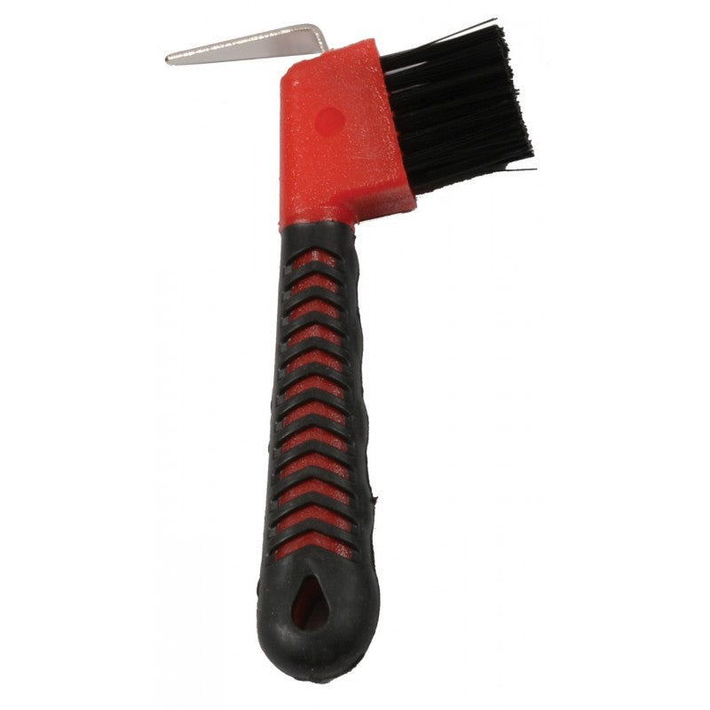 Soft Grip Hoof Pick with Brush
