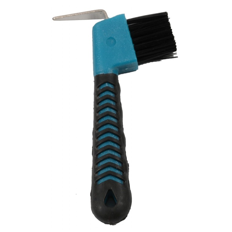Soft Grip Hoof Pick with Brush