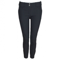 Tuscany 299 Premium Knee Patch Slim Fit Breeches - Black