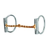 Offset Dee Ring Snaffle Bit w/ Copper Twisted Wire