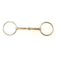Loose Ring Steel Snaffle with Copper Mouth