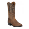 Ariat® Men's “Heritage R-Toe" Cowboy Boot - Distressed Brown