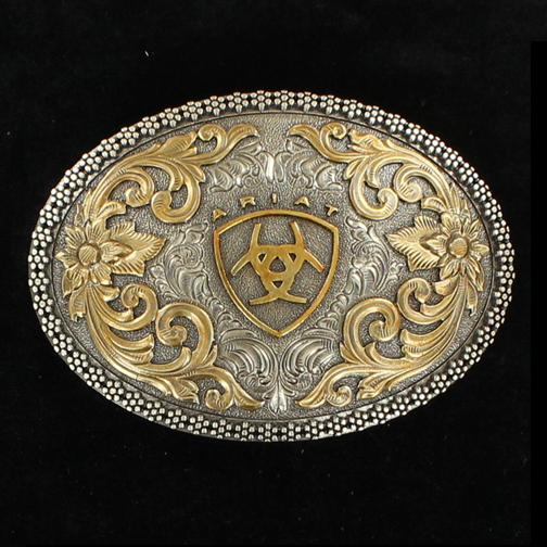 Ariat Logo Oval Belt Buckle