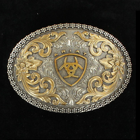 Ariat Logo Oval Belt Buckle