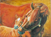 Canvas Horse Art