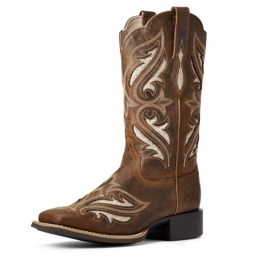 Ariat® Women's "Round Up Bliss" Western Boot - Sassy Brown