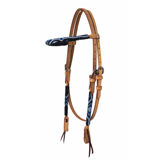 SIERRA Elrose Beaded Browband Headstall