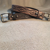 BH Men's Vintage Embossed Leather Belt #603