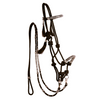 Country Legend Rope & Rawhide Bitless Bridle w/ Reins