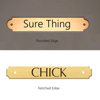Brass Custom Halter Name Plate