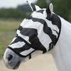 Bucas "Buzz Off"  Zebra Fly Mask - Extended Nose