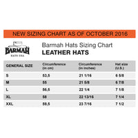BARMAH® Foldaway Bronco Leather Hat - Brown