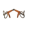 Leather Covered Italian Snaffle Bit