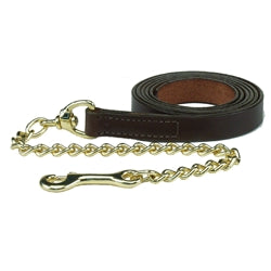 HDR Leather Lead with Chain