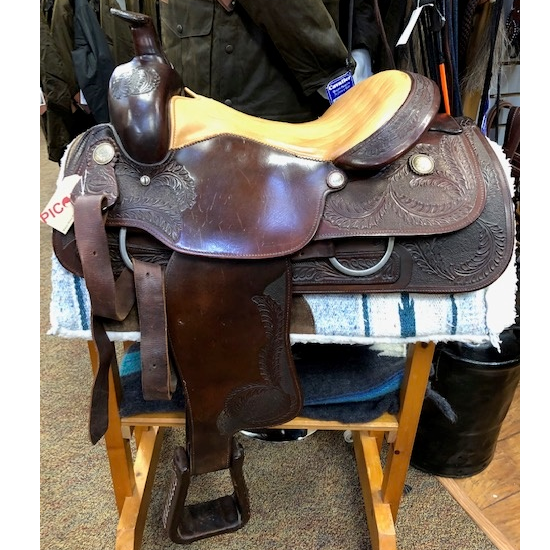 Used LongHorn Western Saddle