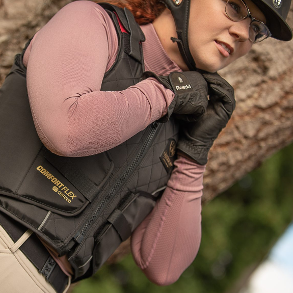 Ovation ComfortFlex Body Protector Safety Riding Vest - Youth