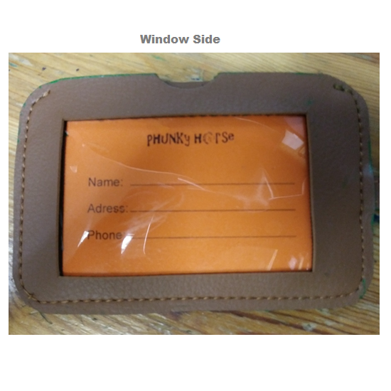 Phunky Horse Luggage Tag "Put it back"