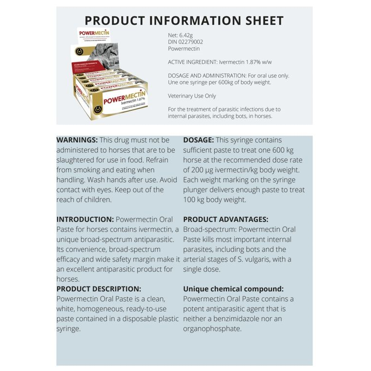 Powermectin (Ivermectin) Dewormer - as low as $10.99