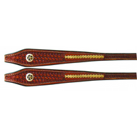 SIERRA Basketweave & Rawhide Western Split Reins