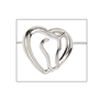 Silver Horse in Heart Ring