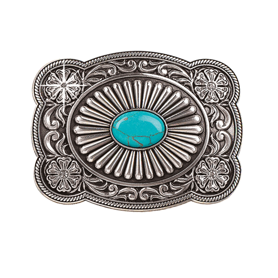 Blazin Roxx Turquoise Stone Buckle